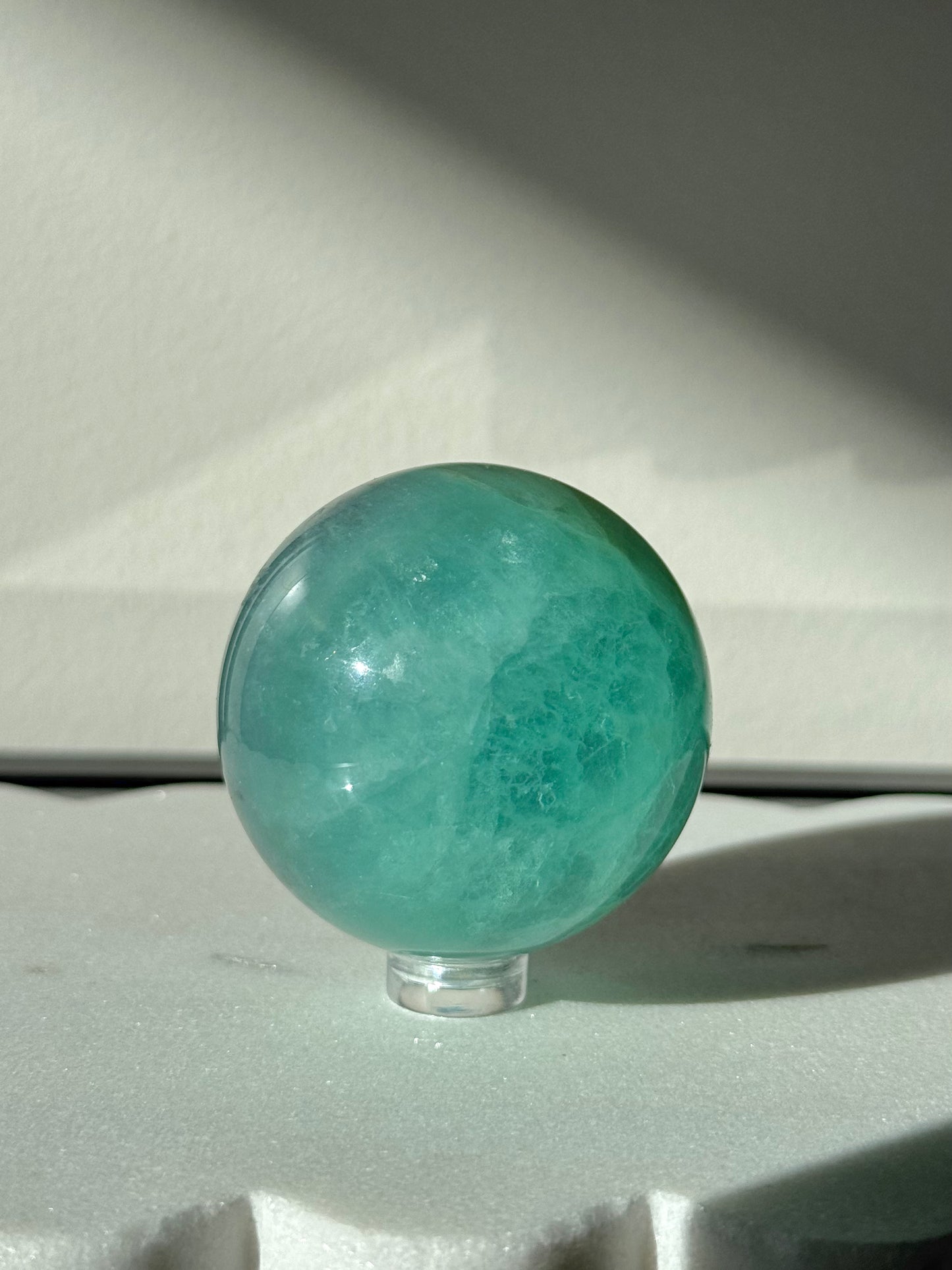 Watermelon Fluorite Sphere #2