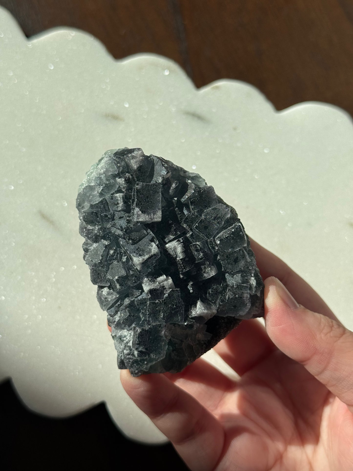 Druzy Green Fluorite Specimen #3