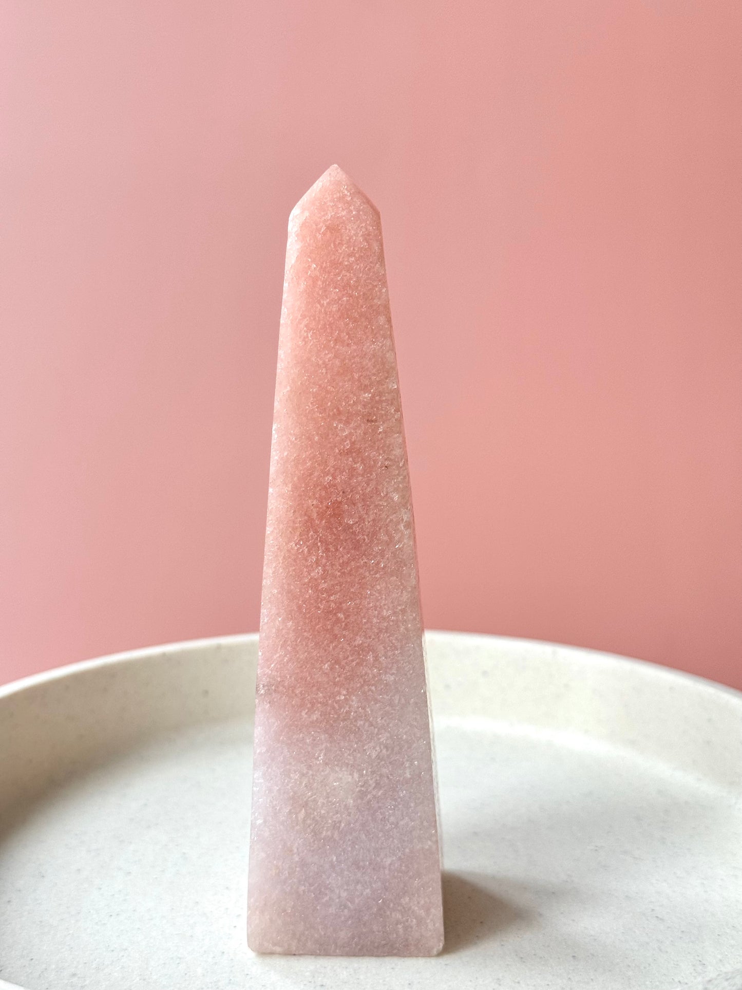 Pink Amethyst Obelisk