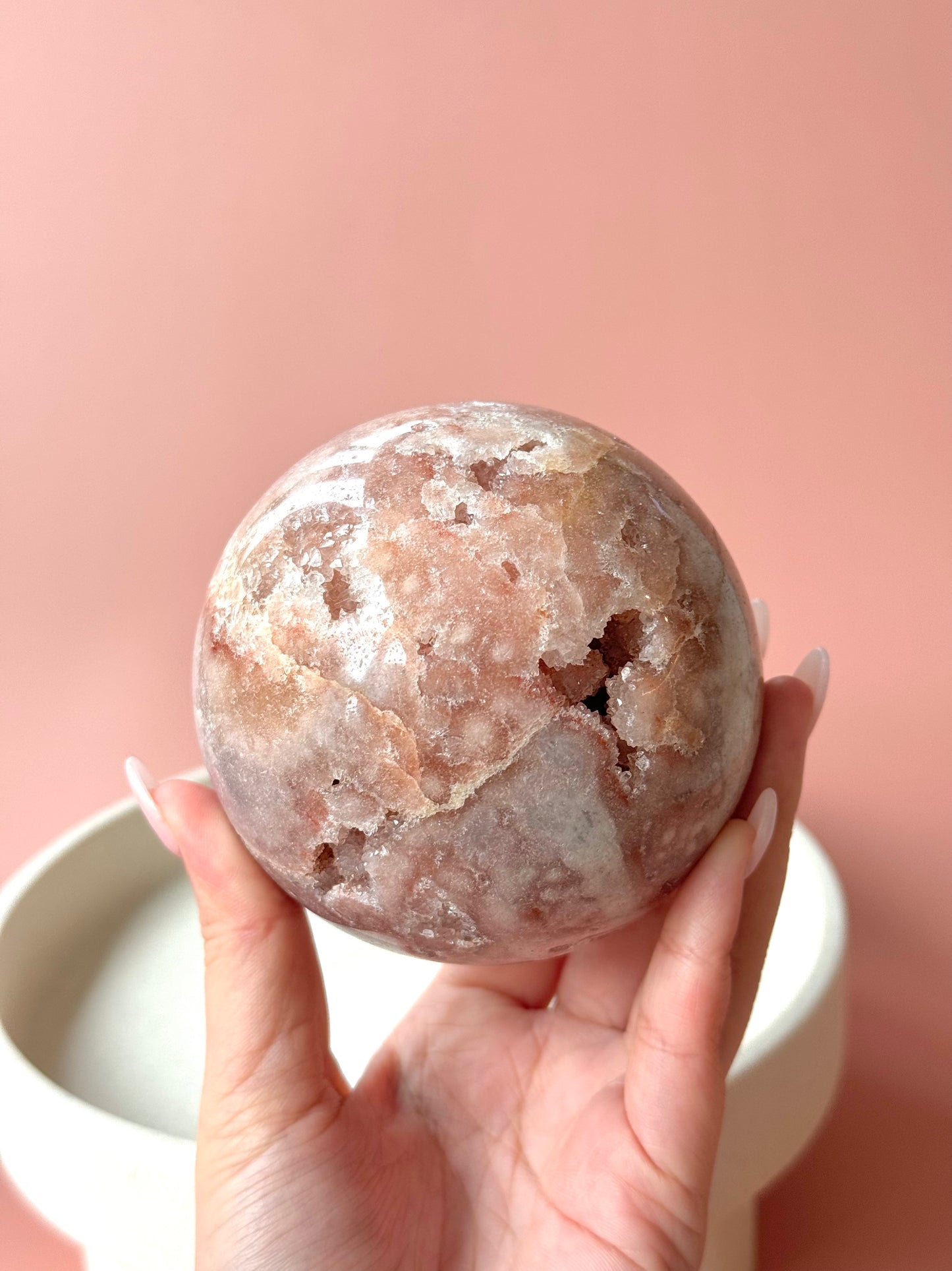 Pink Amethyst Sphere