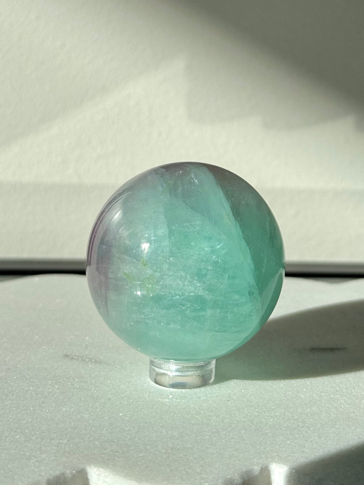 Watermelon Fluorite Sphere #3