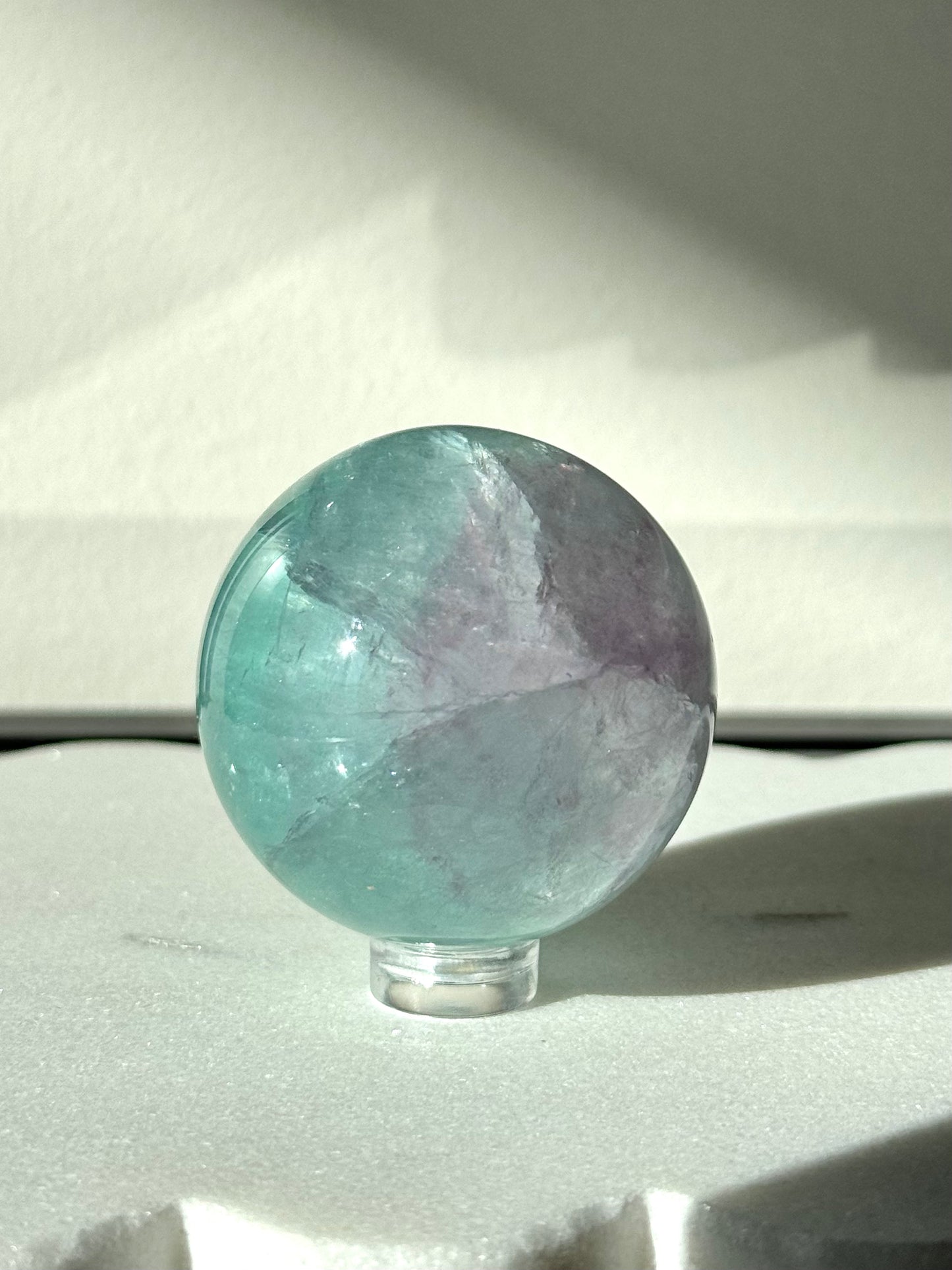 Watermelon Fluorite Sphere #4