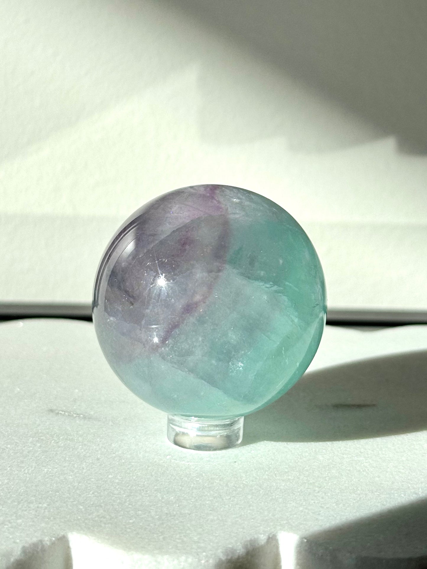 Watermelon Fluorite Sphere #4