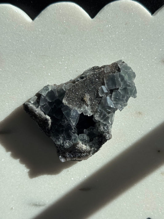 Druzy Green Fluorite Specimen
