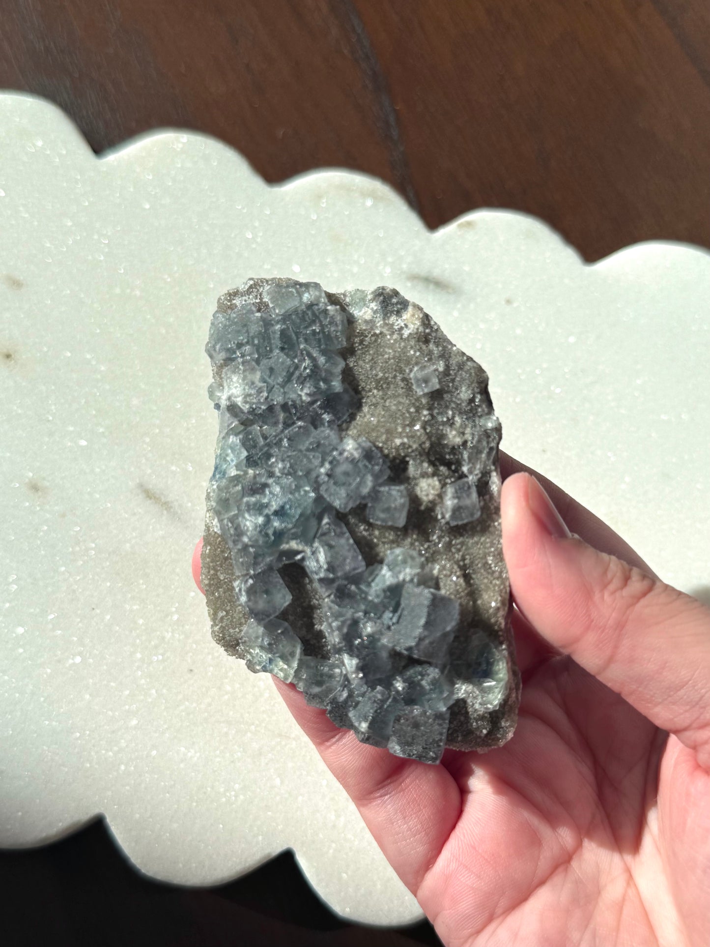 Druzy Green Fluorite Specimen #2