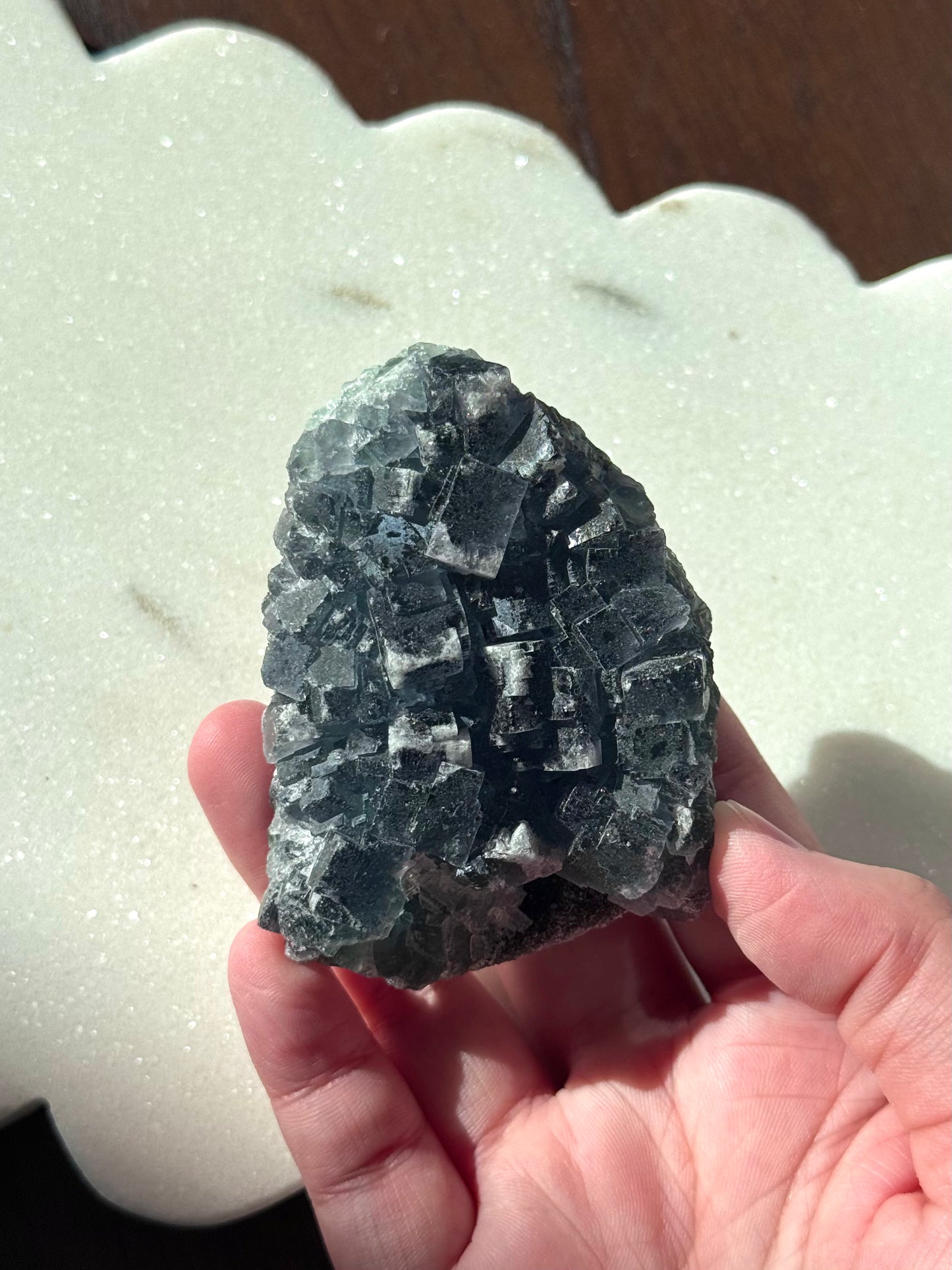 Druzy Green Fluorite Specimen #3