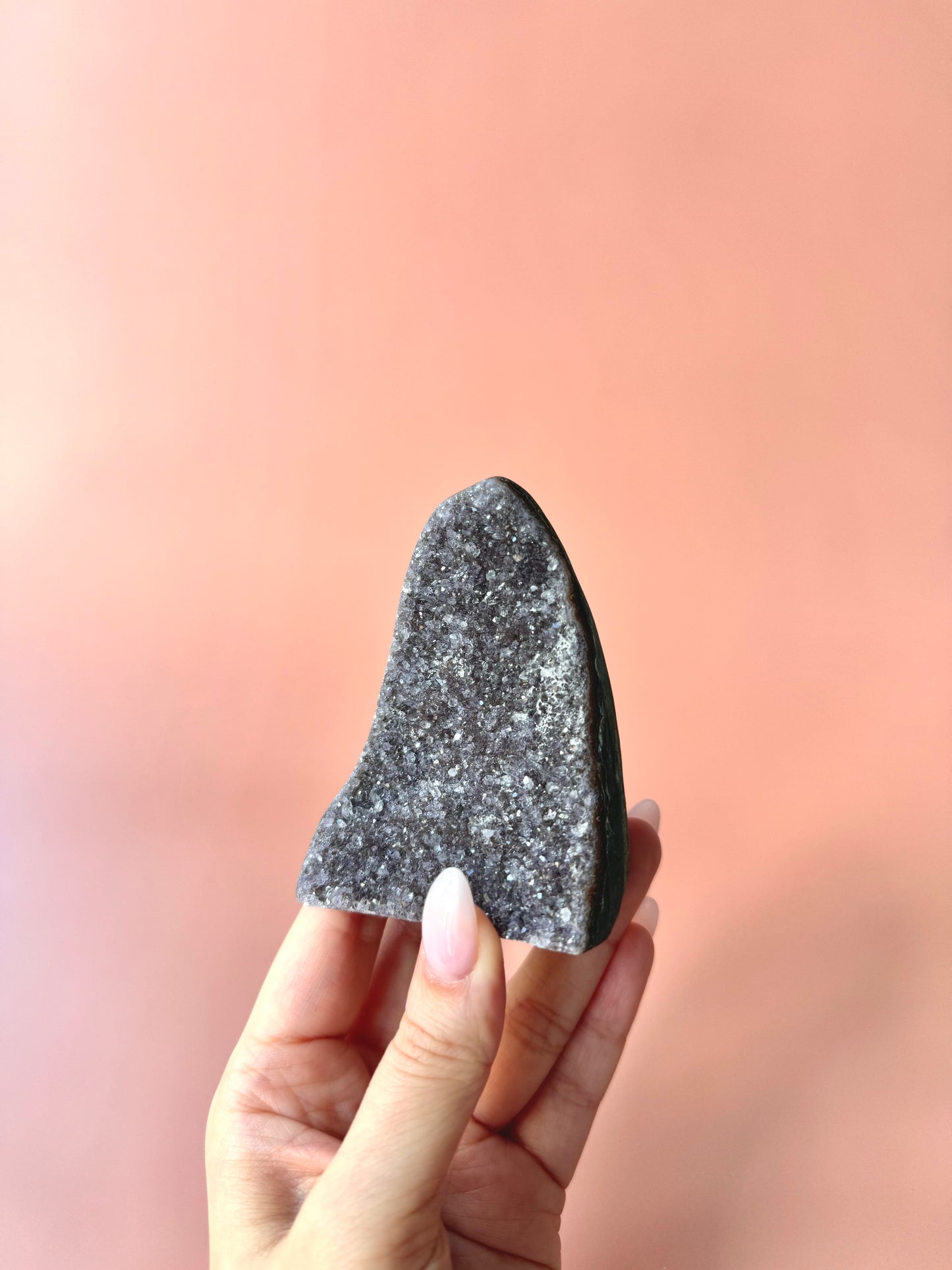 Purple Druzy Rainbow Amethyst
