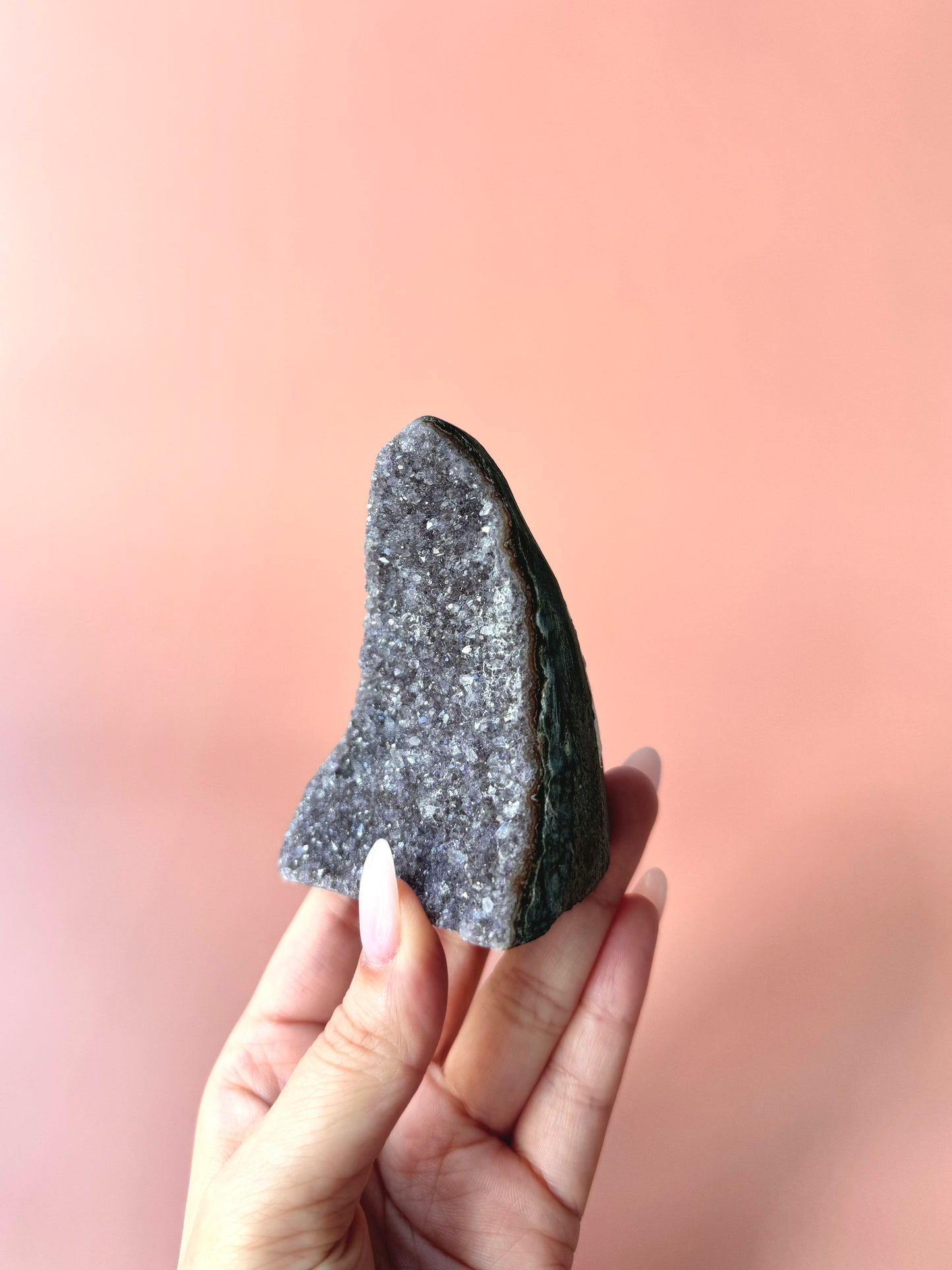 Purple Druzy Rainbow Amethyst