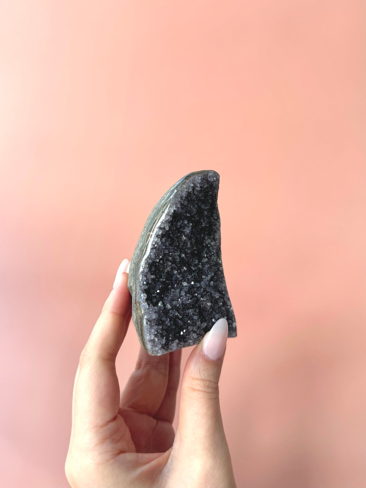 Purple Druzy Rainbow Amethyst