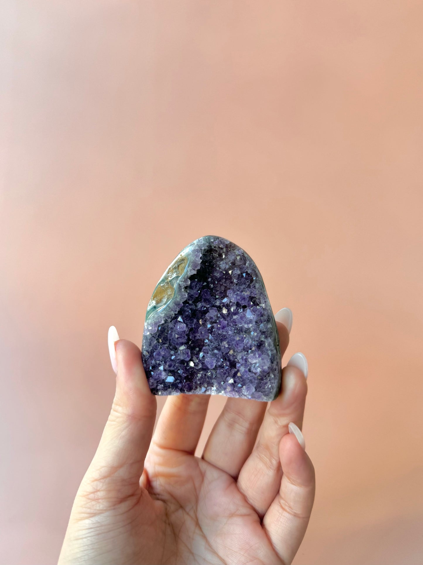 Purple Druzy Rainbow Amethyst