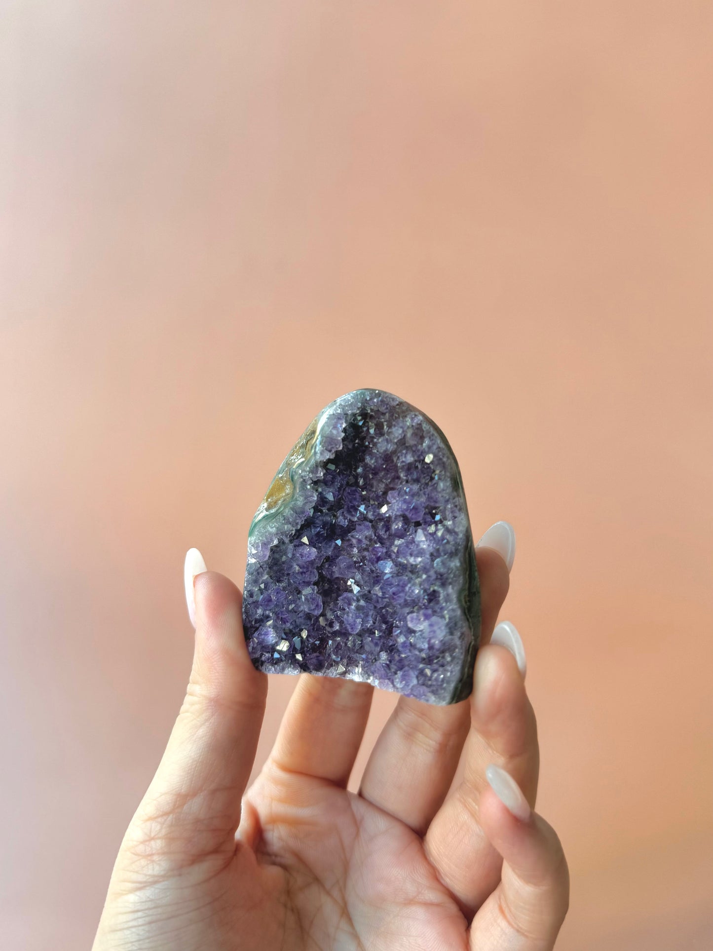 Purple Druzy Rainbow Amethyst
