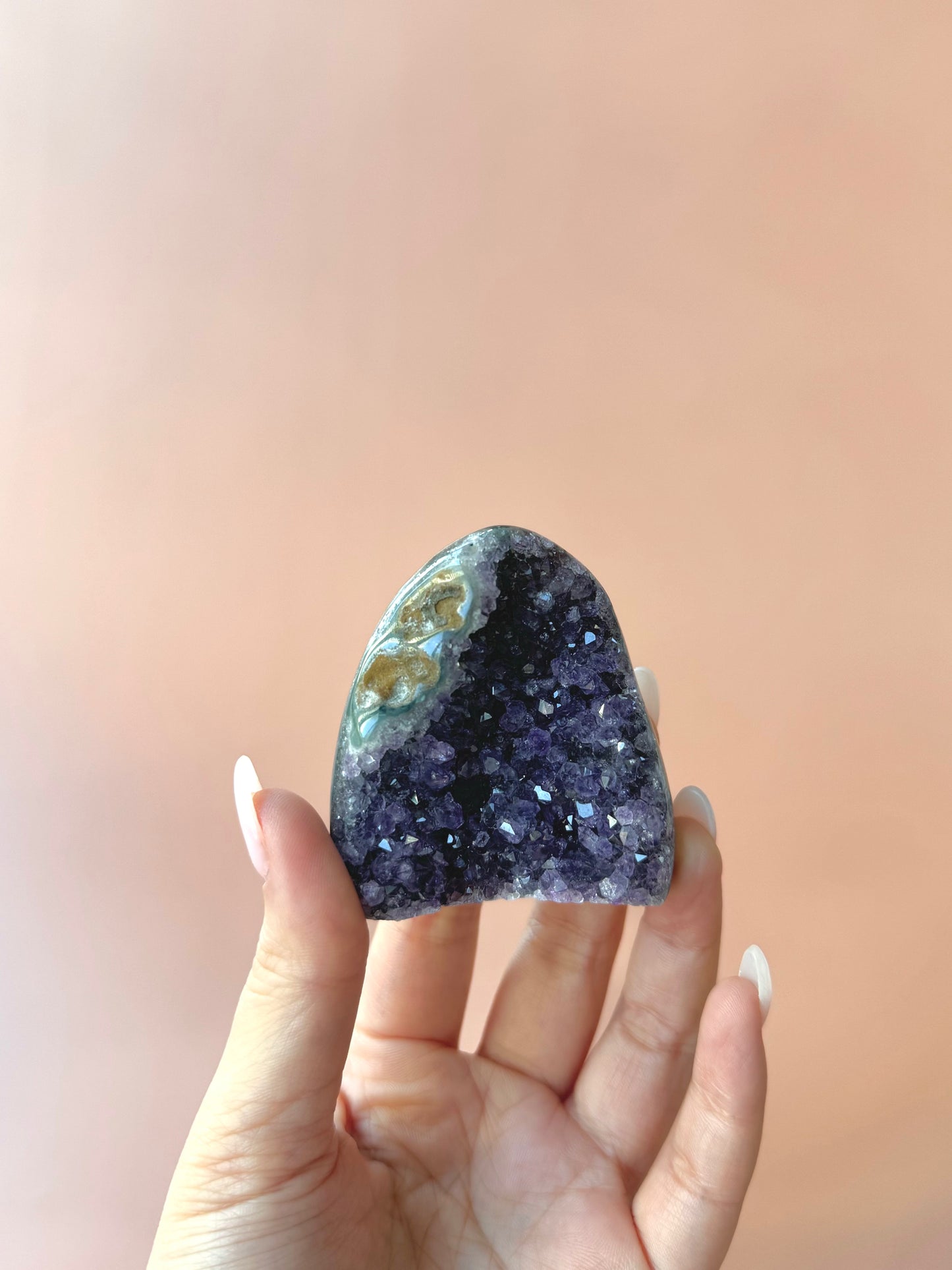 Purple Druzy Rainbow Amethyst