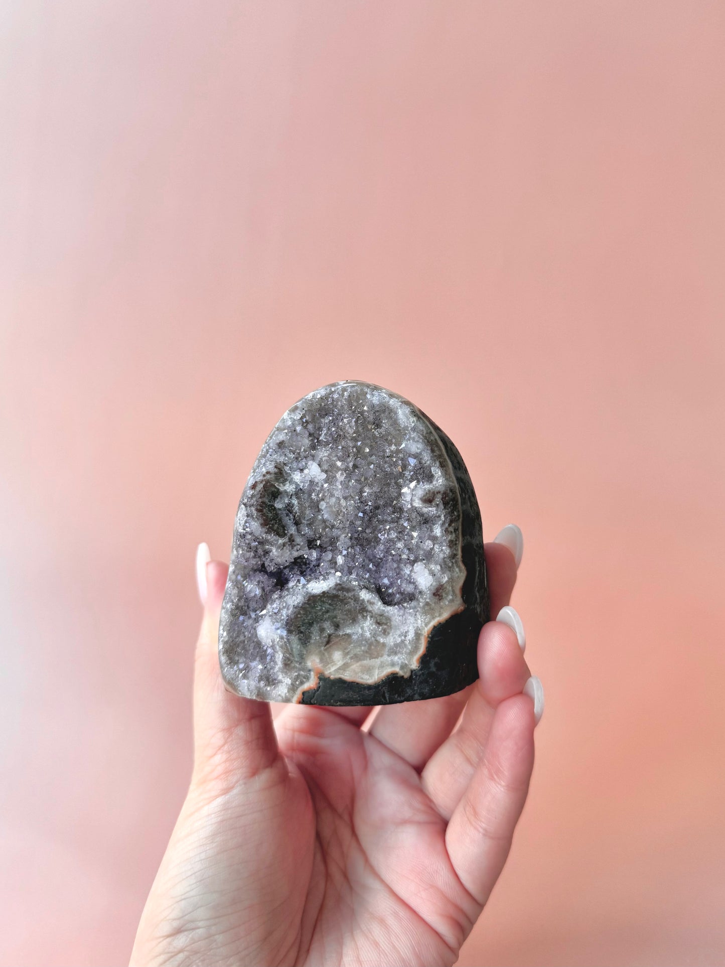 Light Purple Druzy Rainbow Amethyst