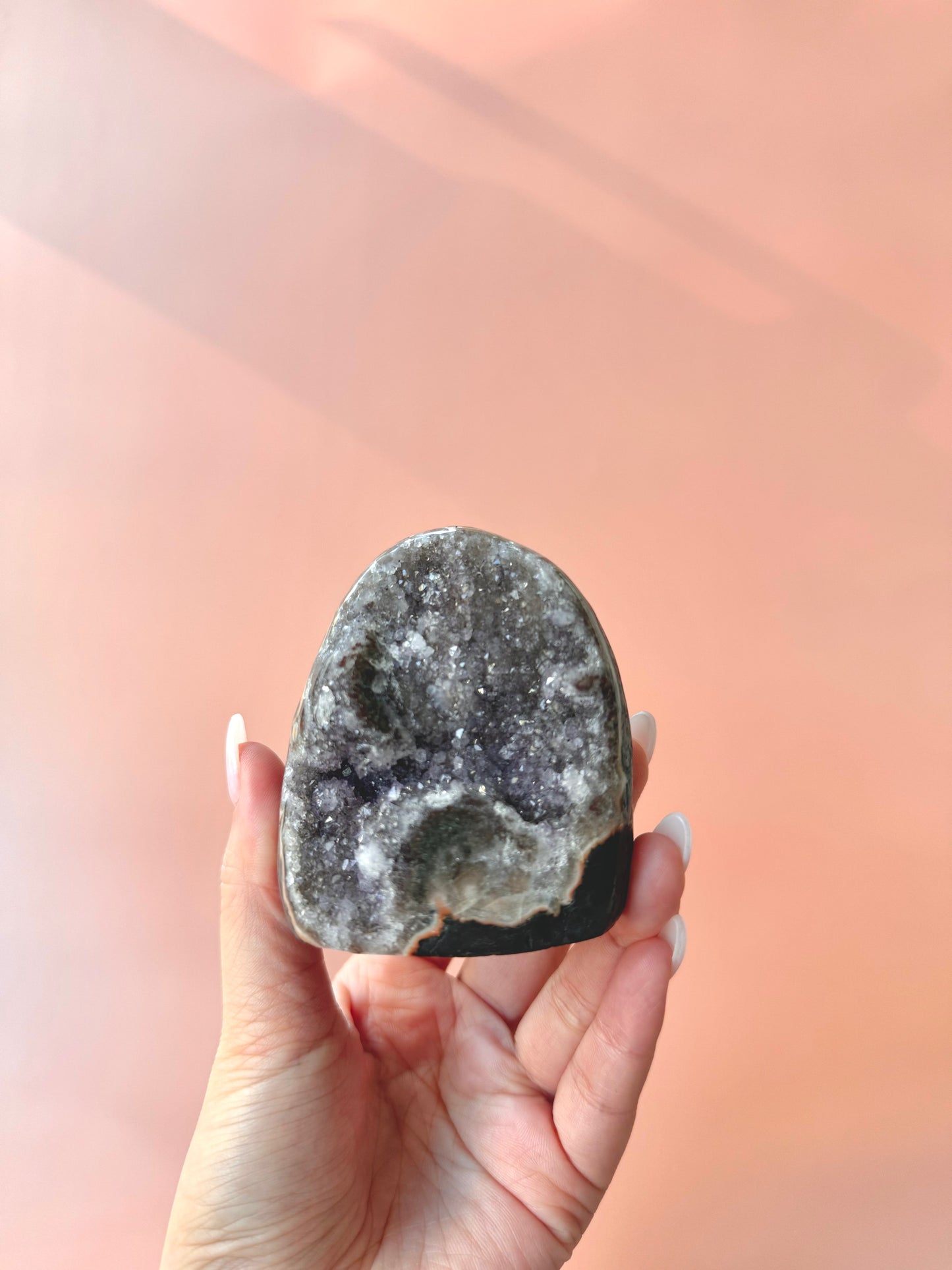 Light Purple Druzy Rainbow Amethyst