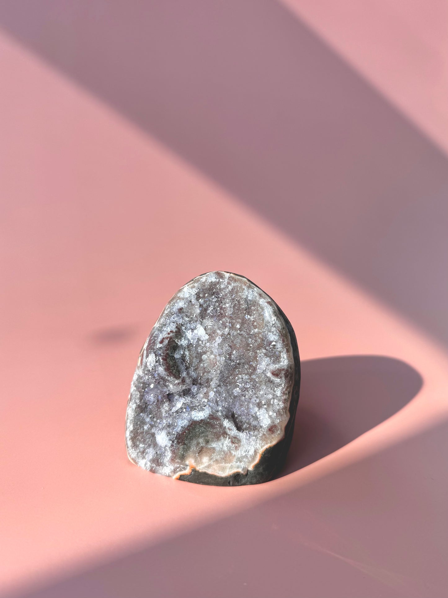Light Purple Druzy Rainbow Amethyst