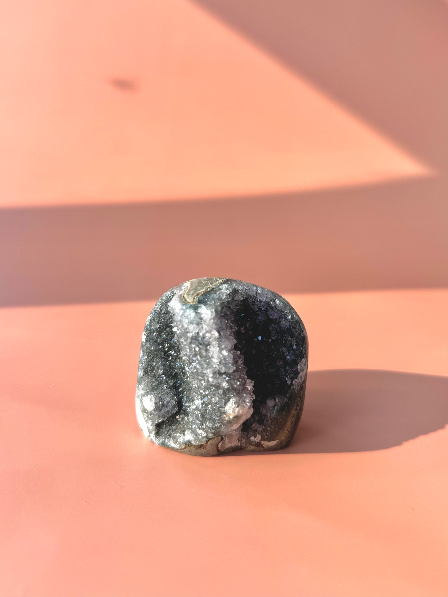 Deep Purple Druzy Rainbow Amethyst