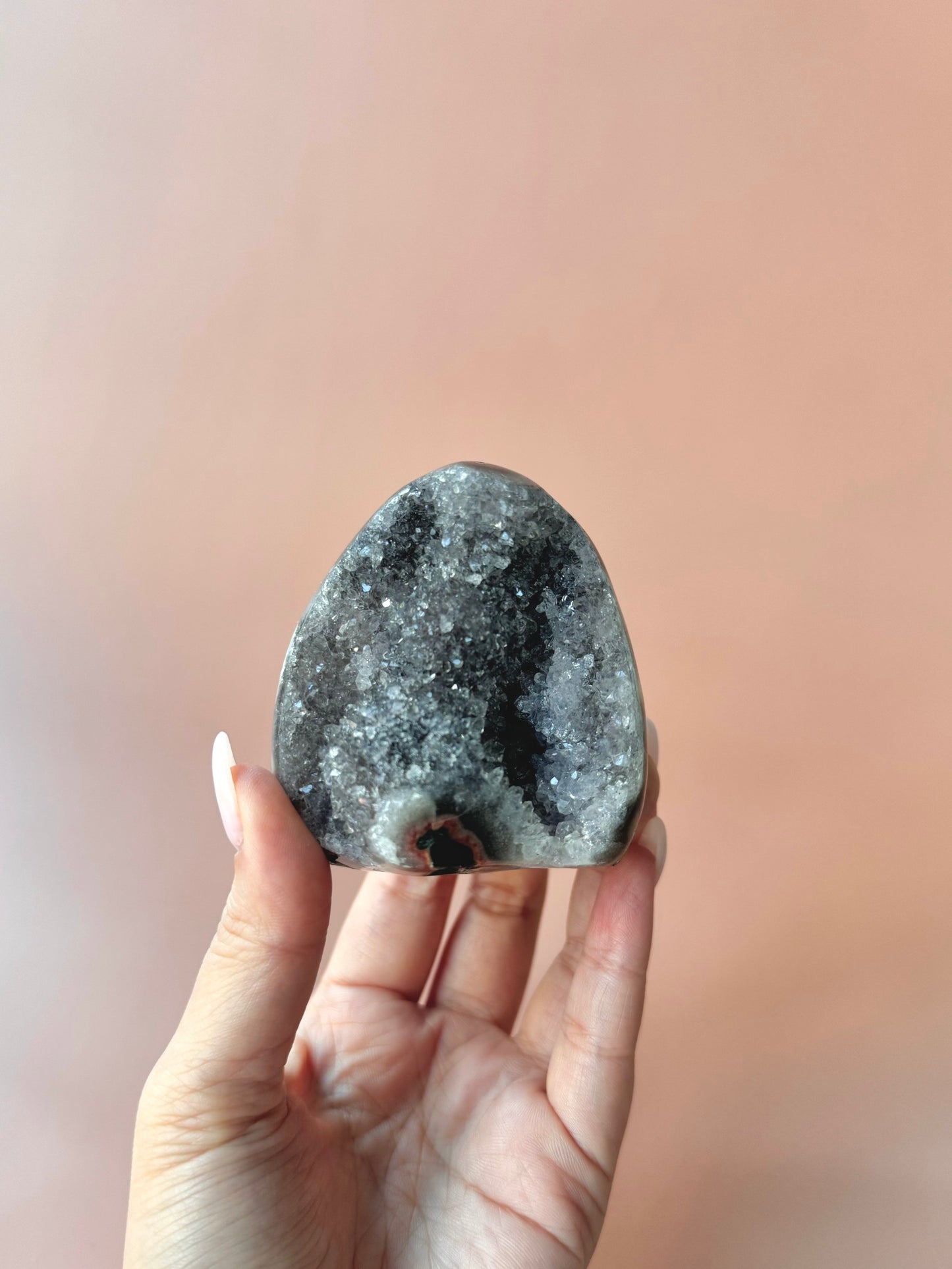 Grayish Purple Rainbow Amethyst