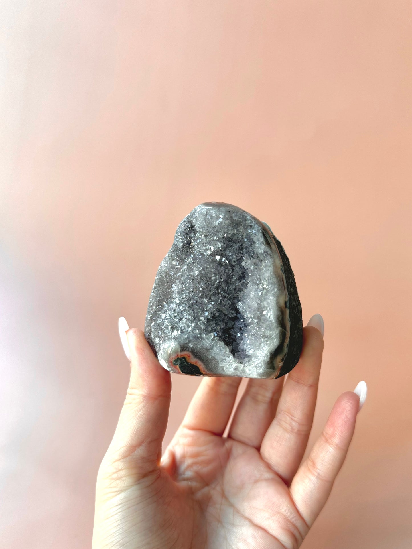 Grayish Purple Rainbow Amethyst