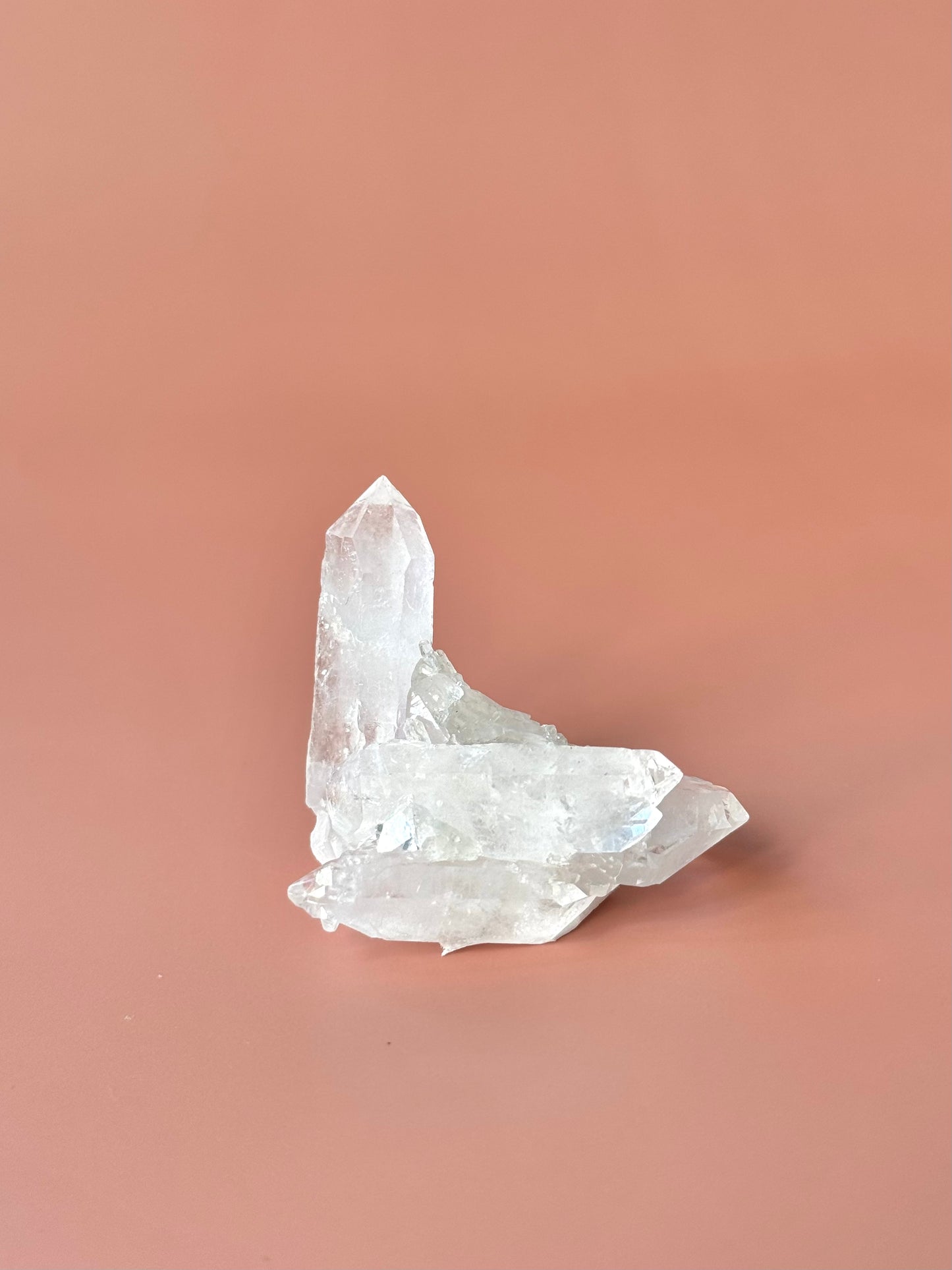 Single Point Clear Quartz Cluster