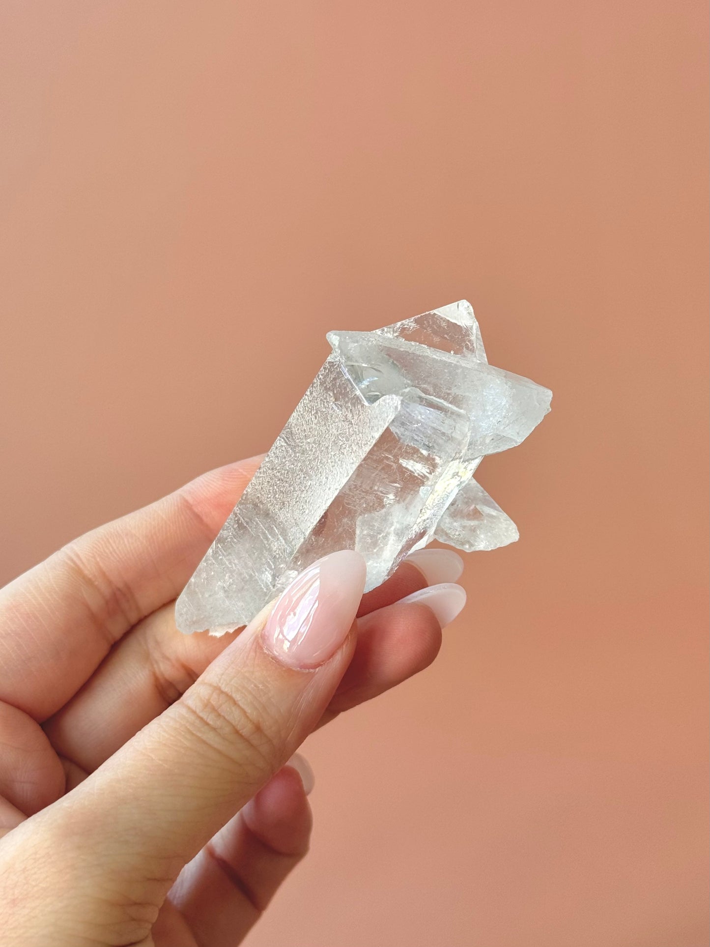 Super Clear Single Point Quartz Cluster