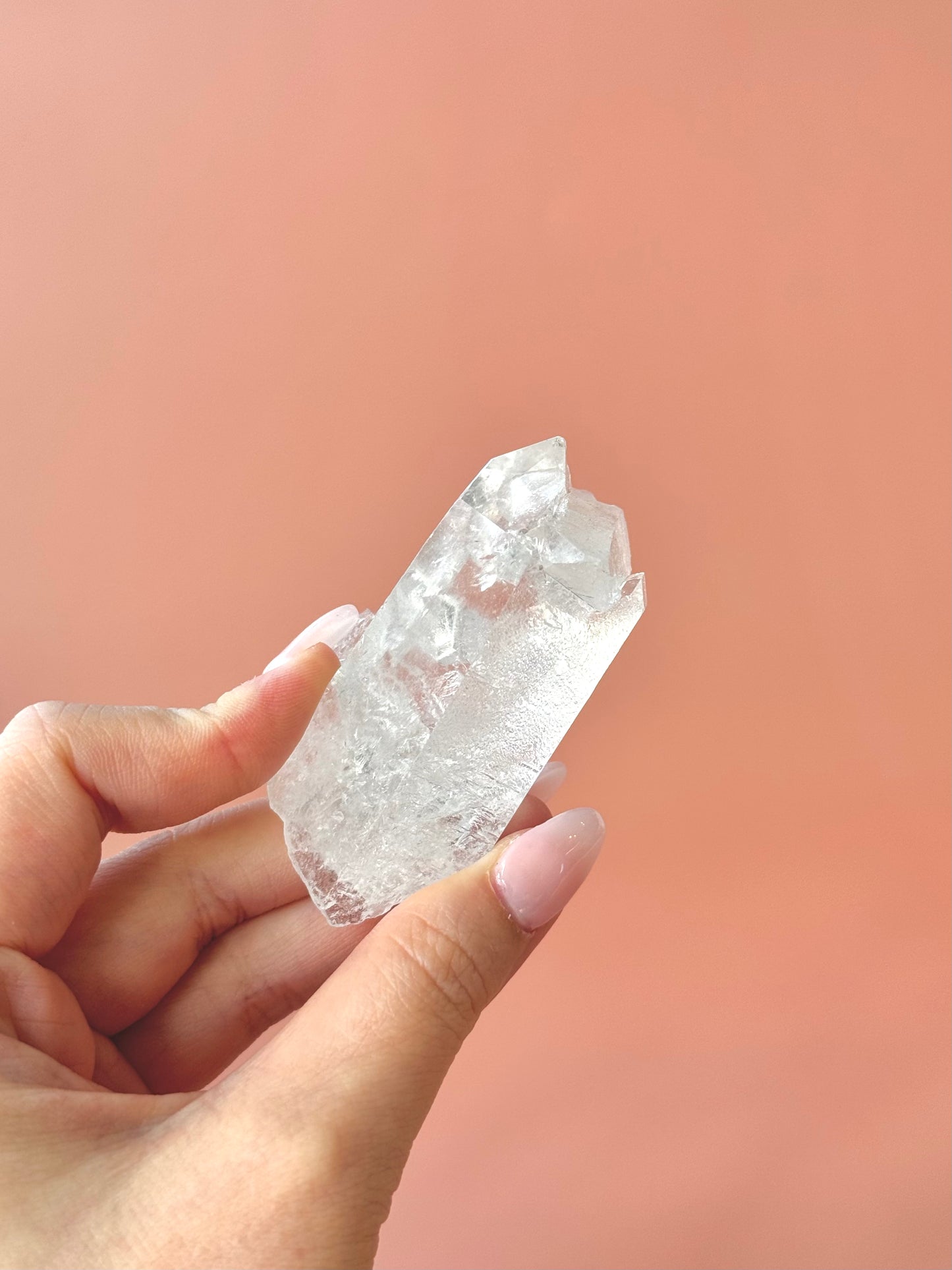 Super Clear Single Point Quartz Cluster