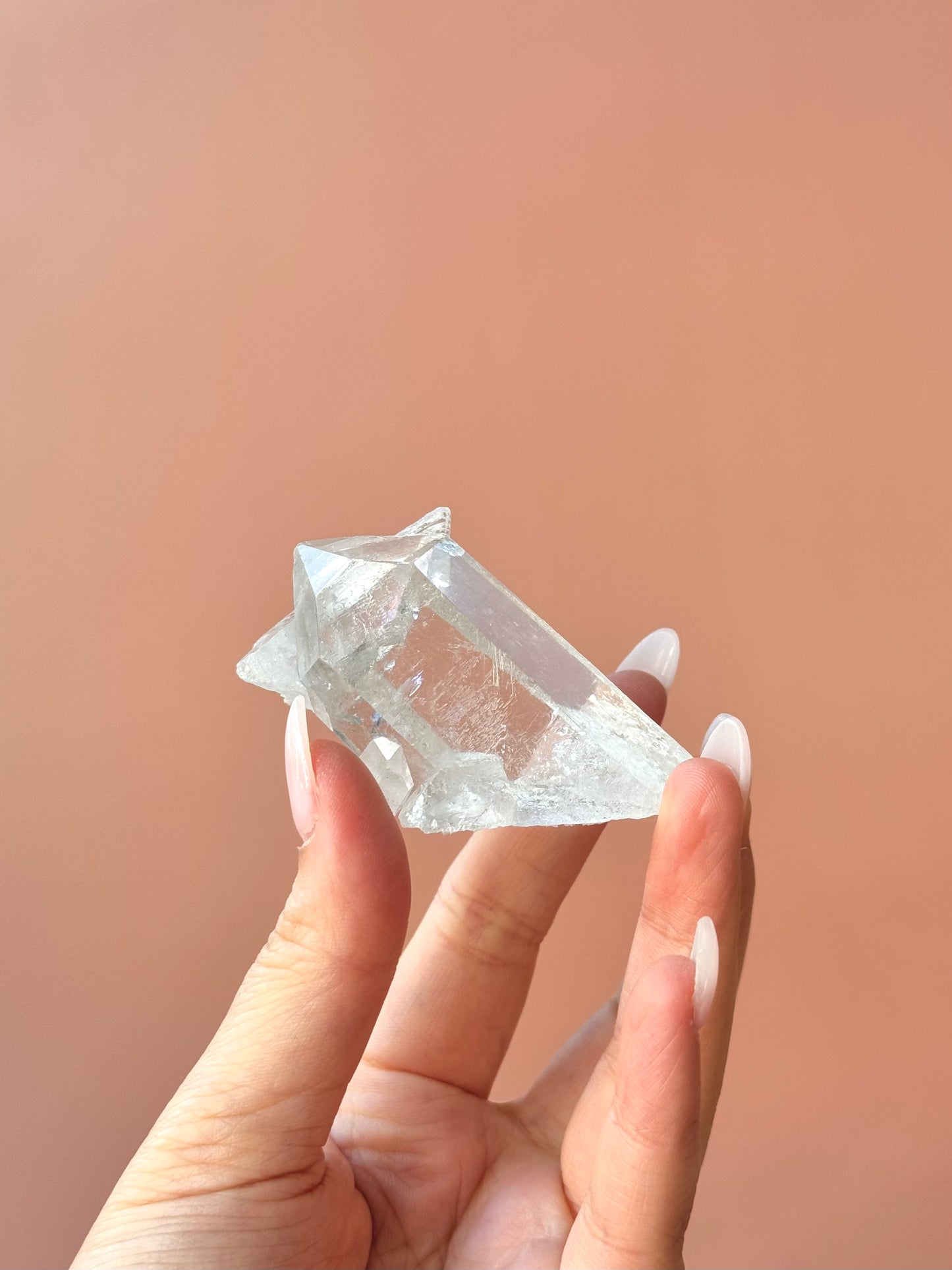 Super Clear Single Point Quartz Cluster