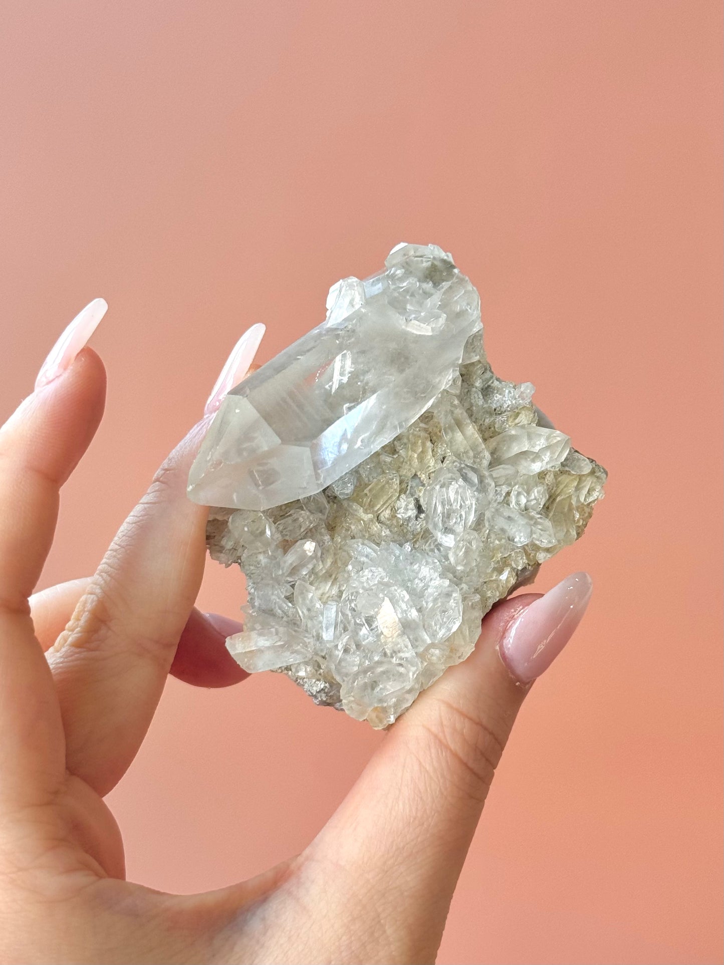 Crystal Clear Quartz Cluster