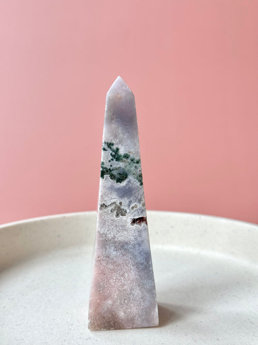Pink Amethyst Obelisk