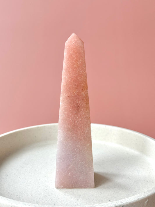 Pink Amethyst Obelisk