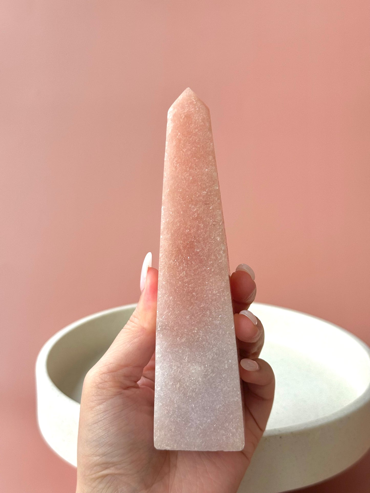 Pink Amethyst Obelisk