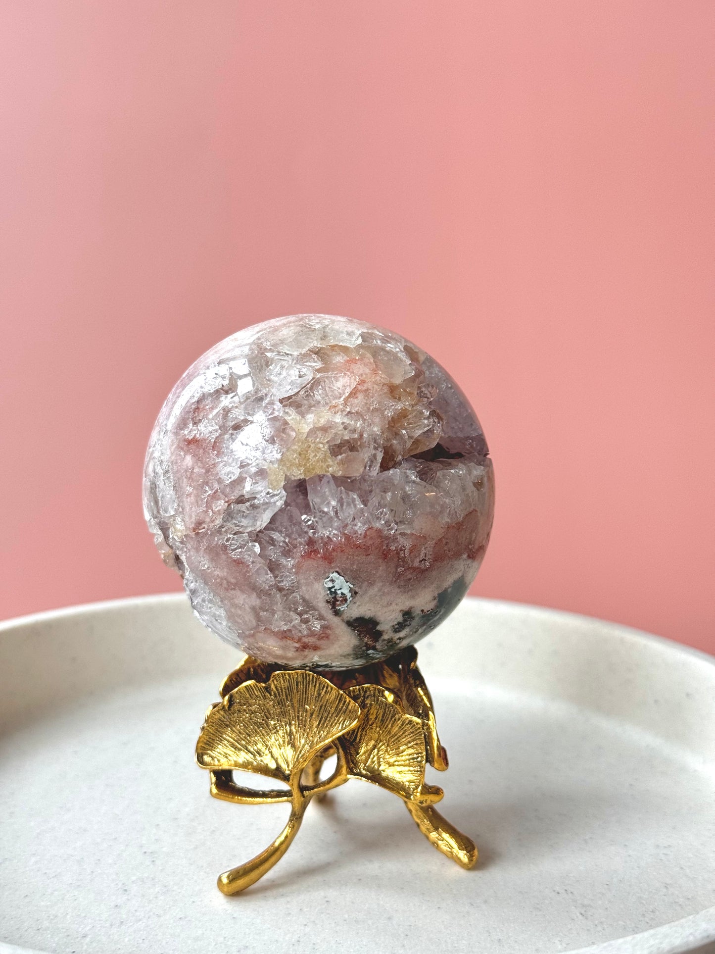 Pink Amethyst Sphere