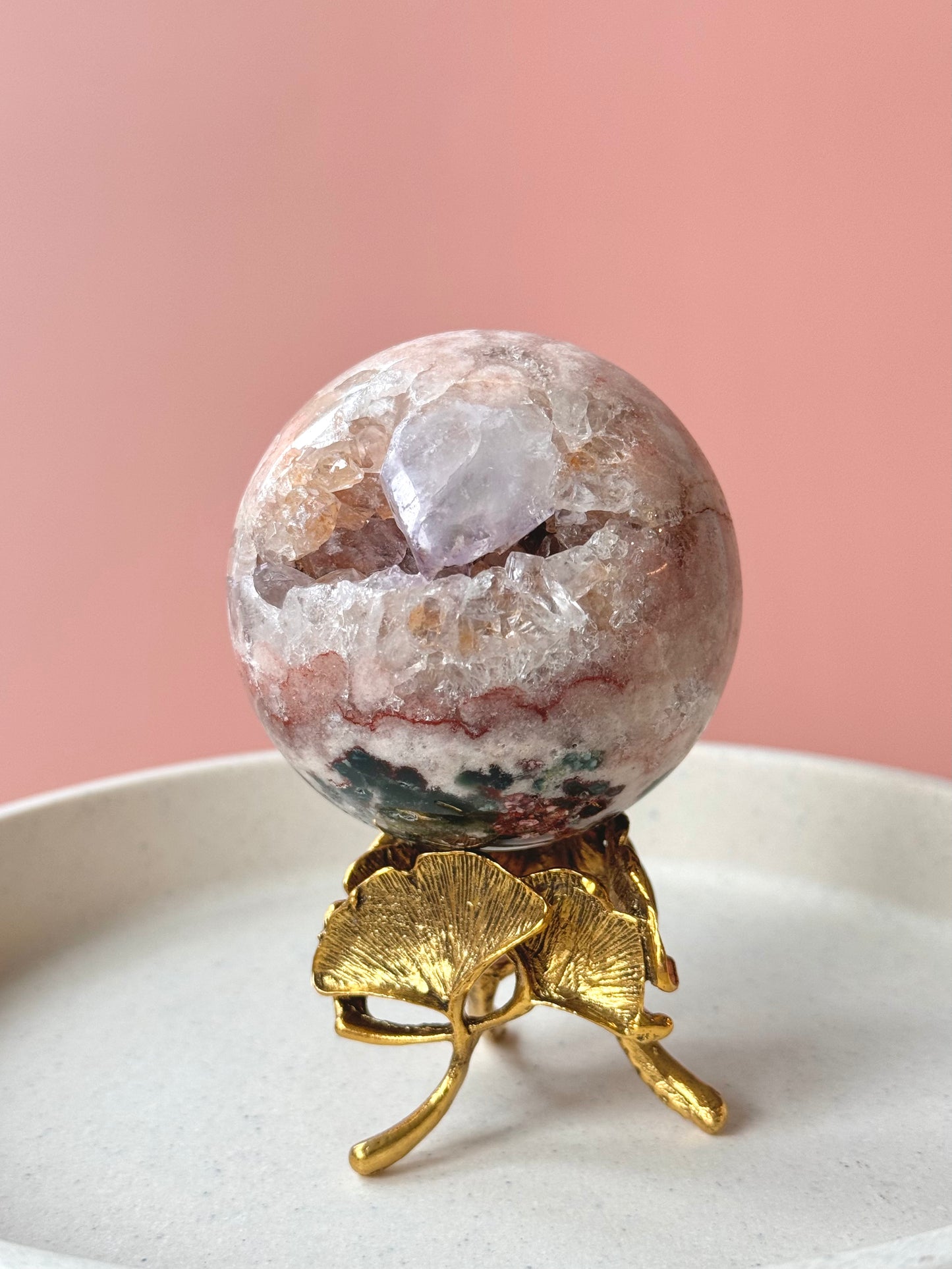 Pink Amethyst Sphere