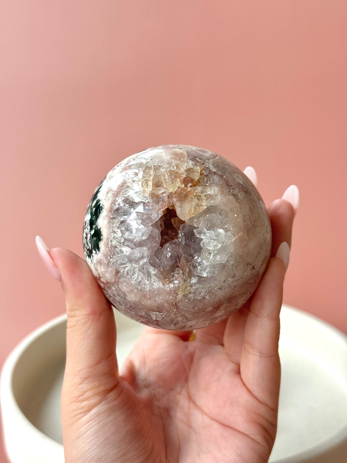 Pink Amethyst Sphere
