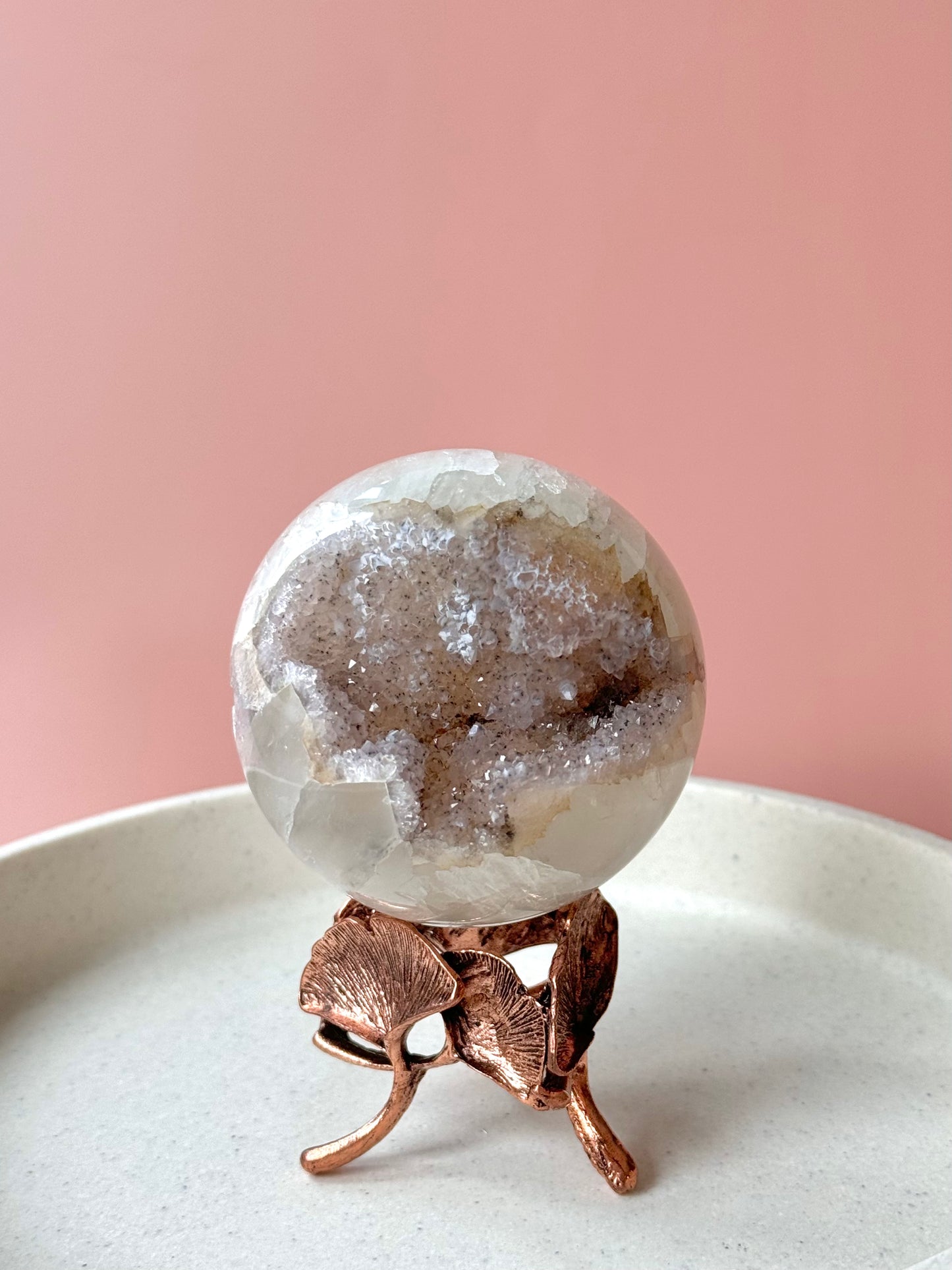 Druzy Agate Sphere