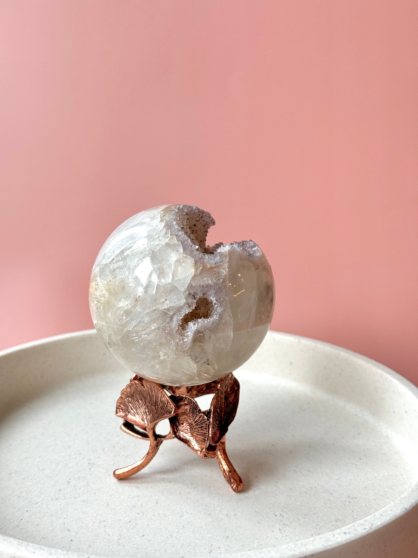 Druzy Agate Sphere