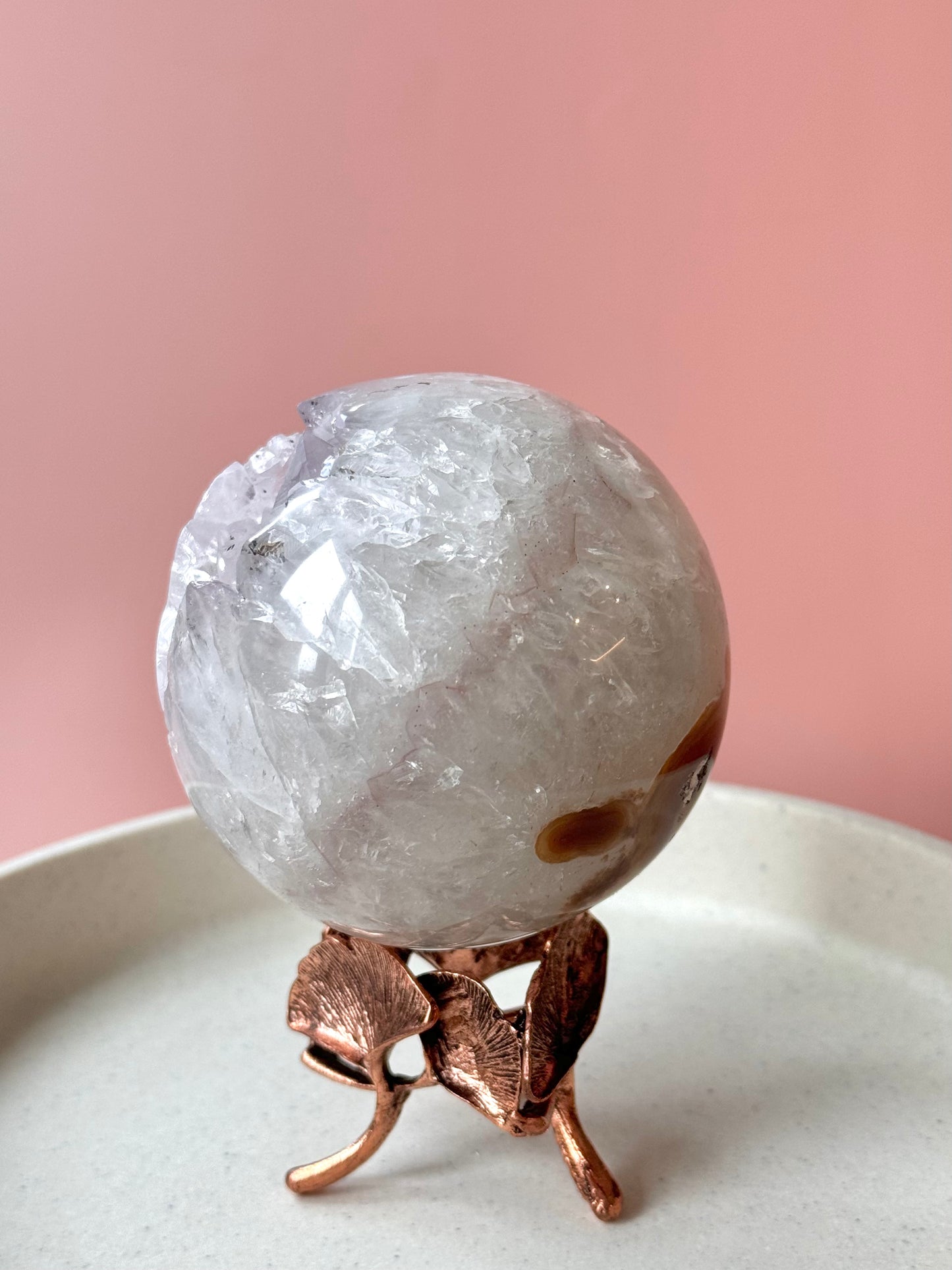 Druzy Agate Sphere