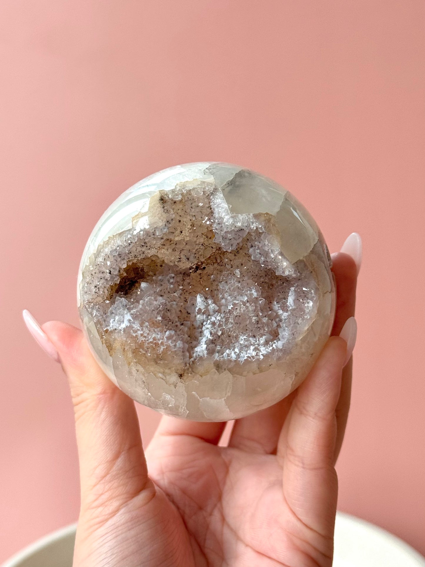 Druzy Agate Sphere