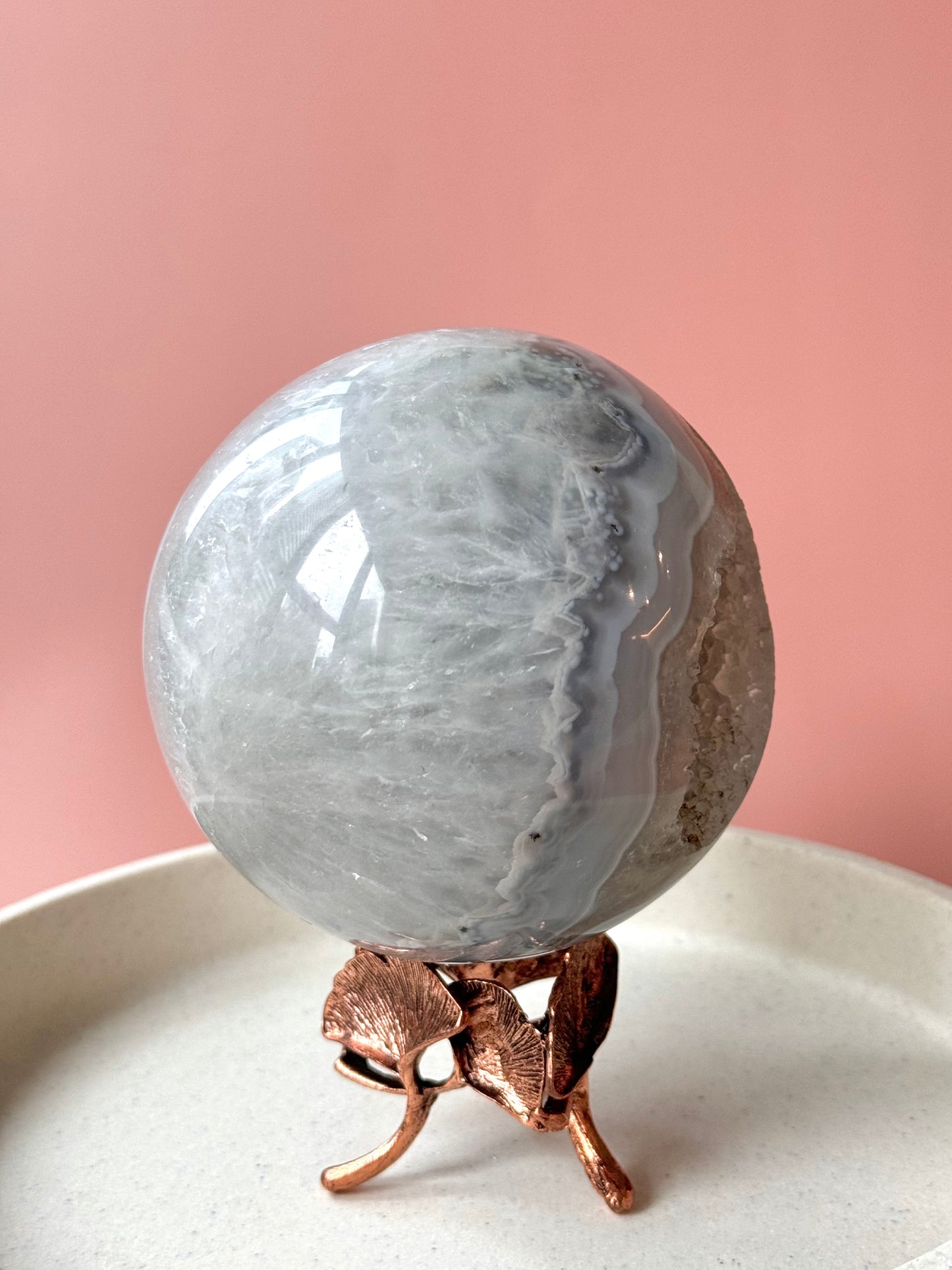 Druzy Agate Sphere