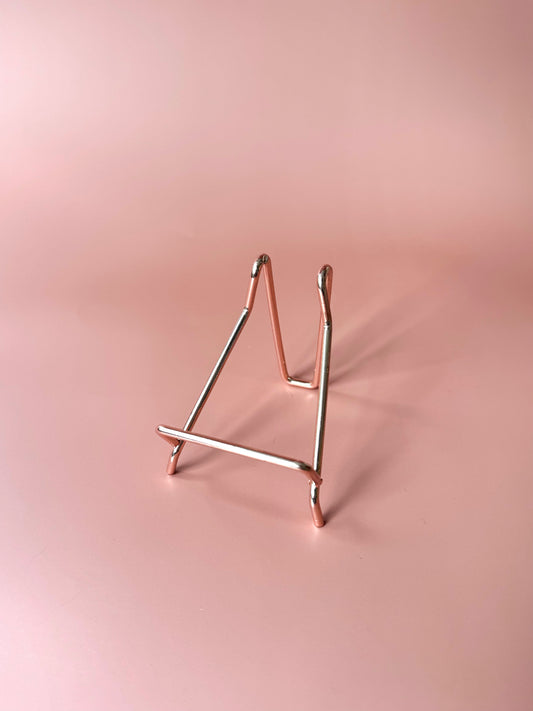 Rose Gold Crystal Display Stand