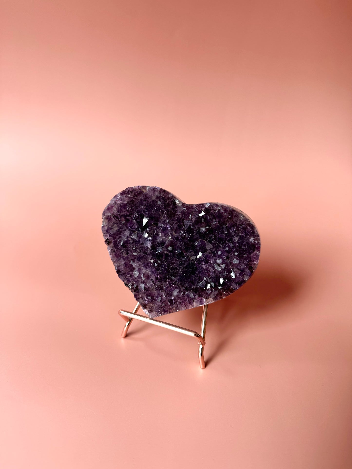 Rose Gold Crystal Display Stand