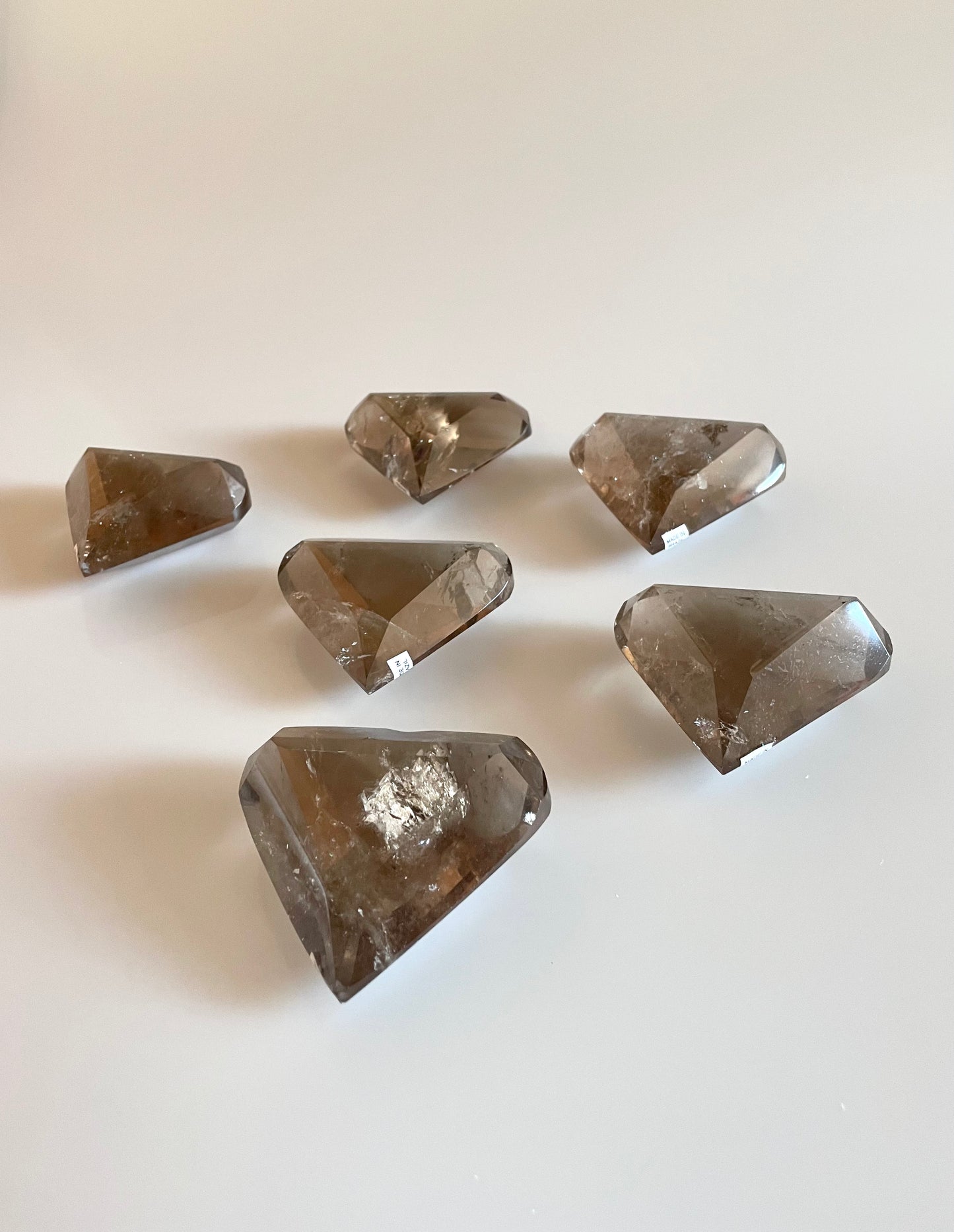 Smokey Quartz Faceted Heart